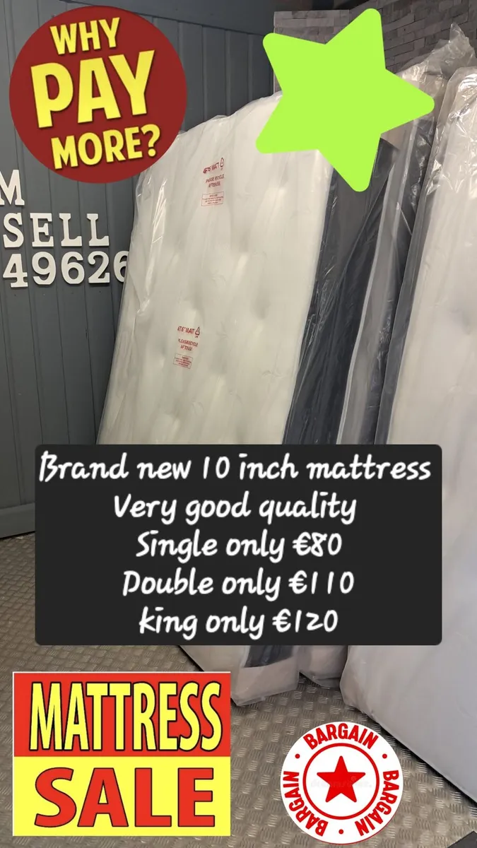 Brand new quality mattresses - Image 1