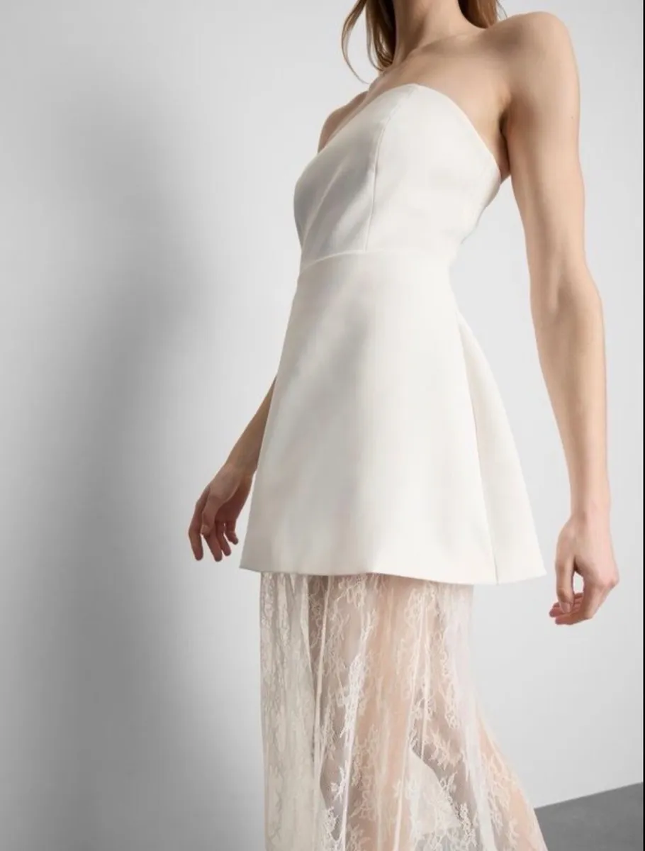 NEW Structured Lace Maxi Dress: Size 10 - Image 1
