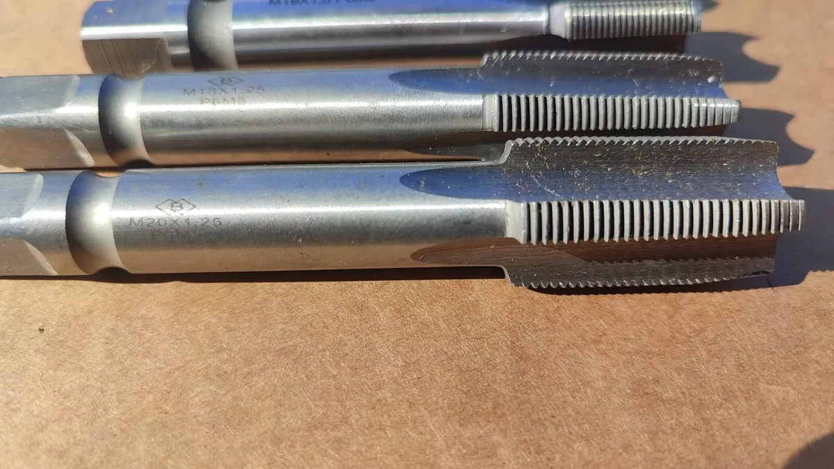 Lot of 5 Heavy Duty Metric Fine Taps Set HSS - Image 4