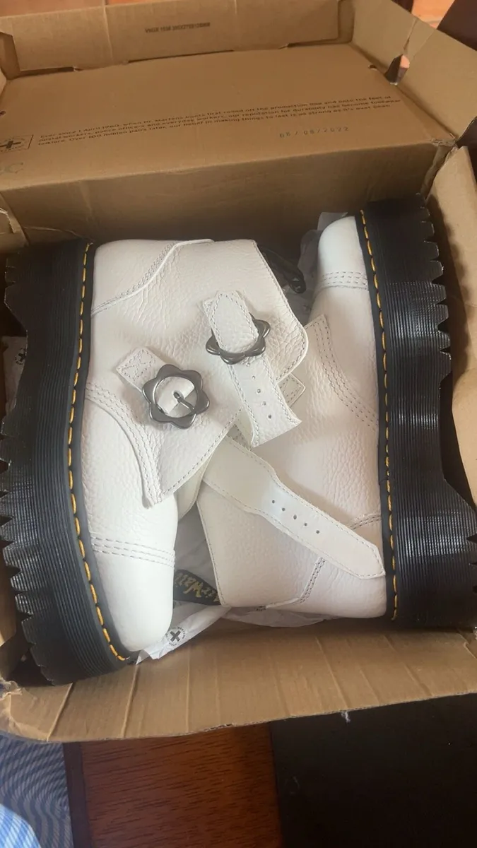White Dr Martens Boot - Image 1