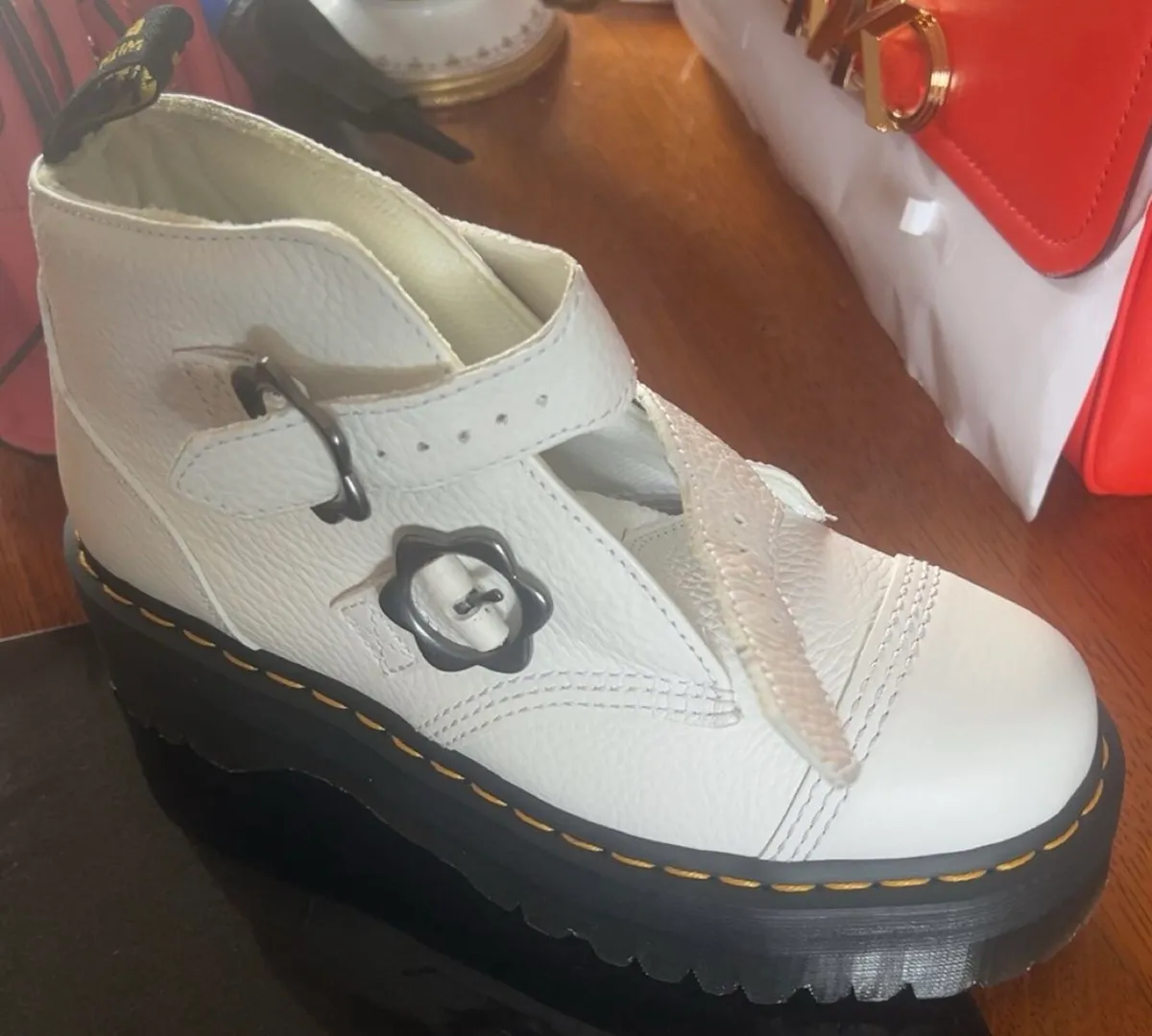 White Dr Martens Boot - Image 2