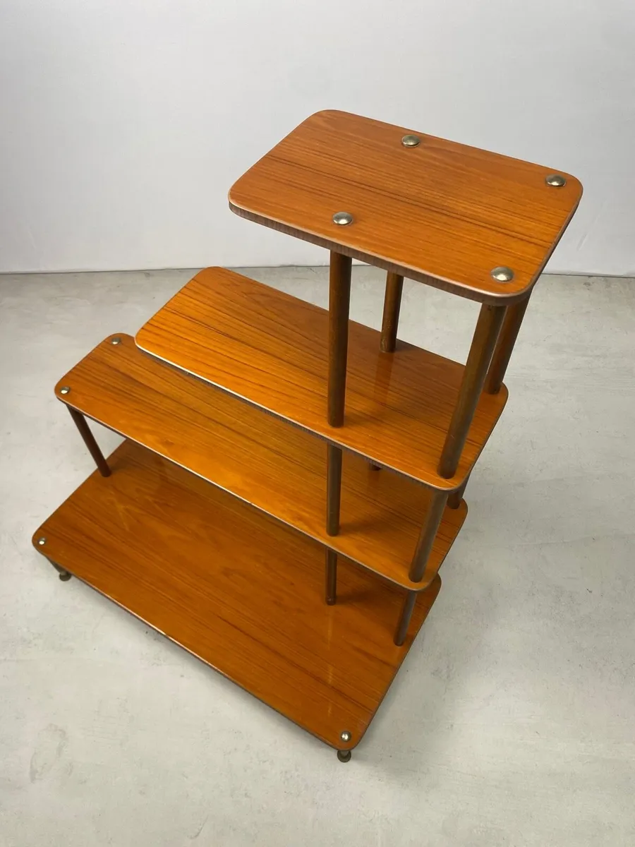 Rare Mid Century Open Bookcase - Image 4