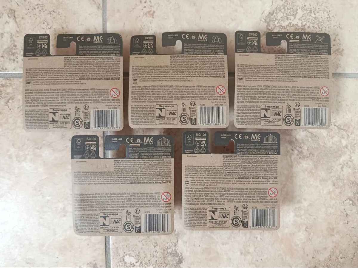 5x Matchbox 70 Years 3x Ford + Renault + FedEx Car - Image 2