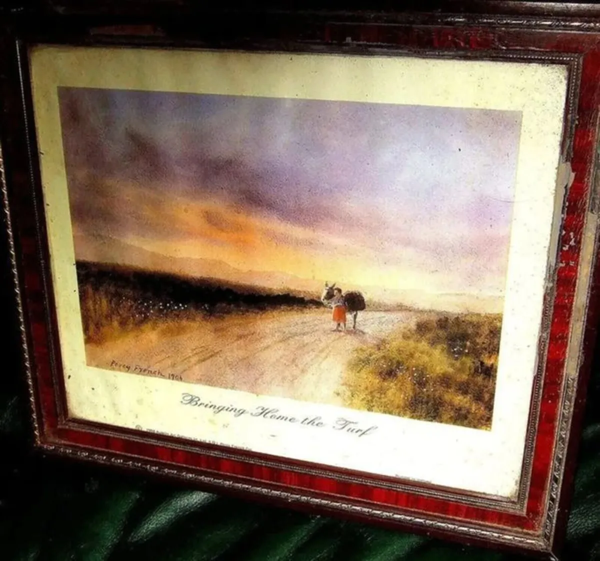 Vintage Framed Percy French Print - Image 3