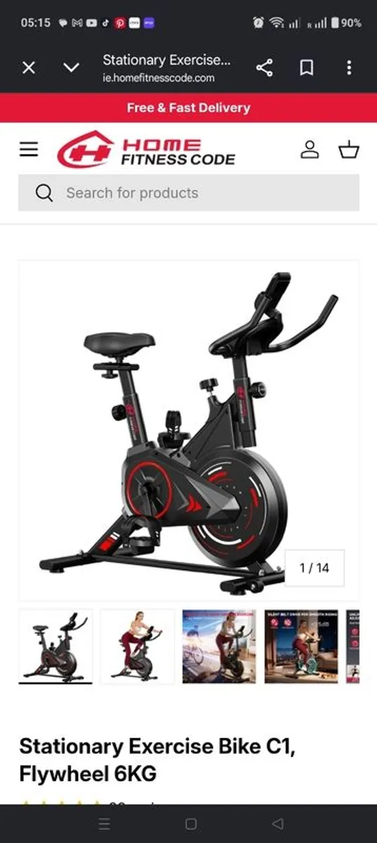 Exercise bike - Image 1