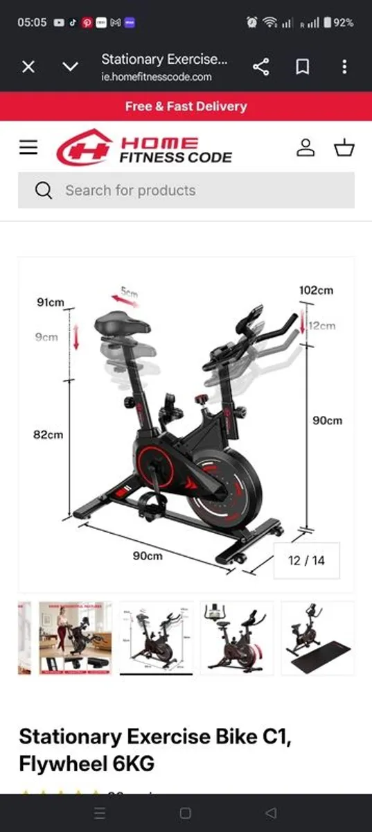 Exercise bike - Image 2