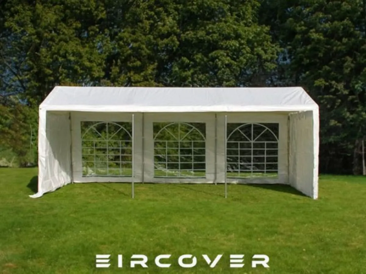 Standard Marquee 3 x 6 PE cover (10' - 20') White - Image 1