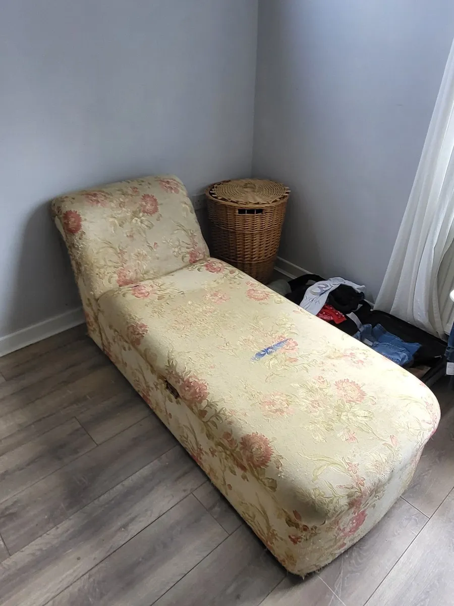 Antique chaise longue - Image 2