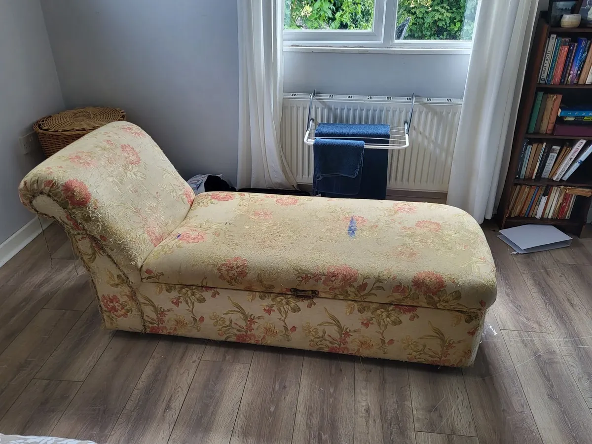 Antique chaise longue - Image 3