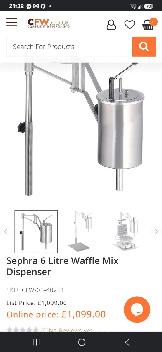Commercial Stick Waffle maker - Image 1