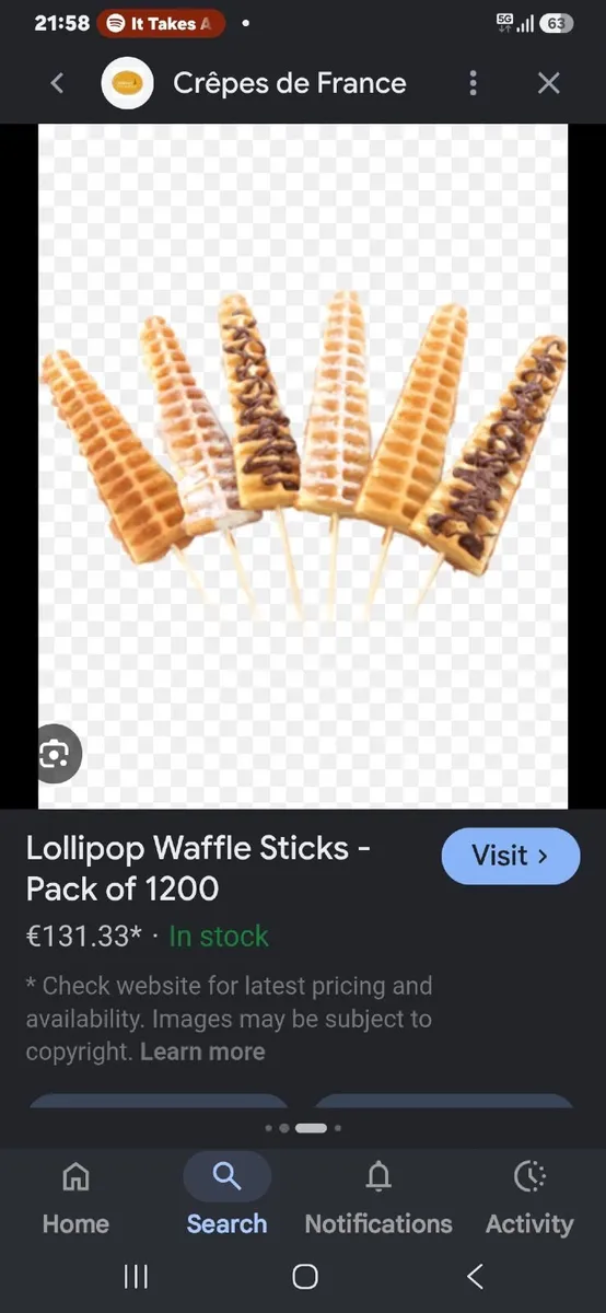 Commercial Stick Waffle maker - Image 2