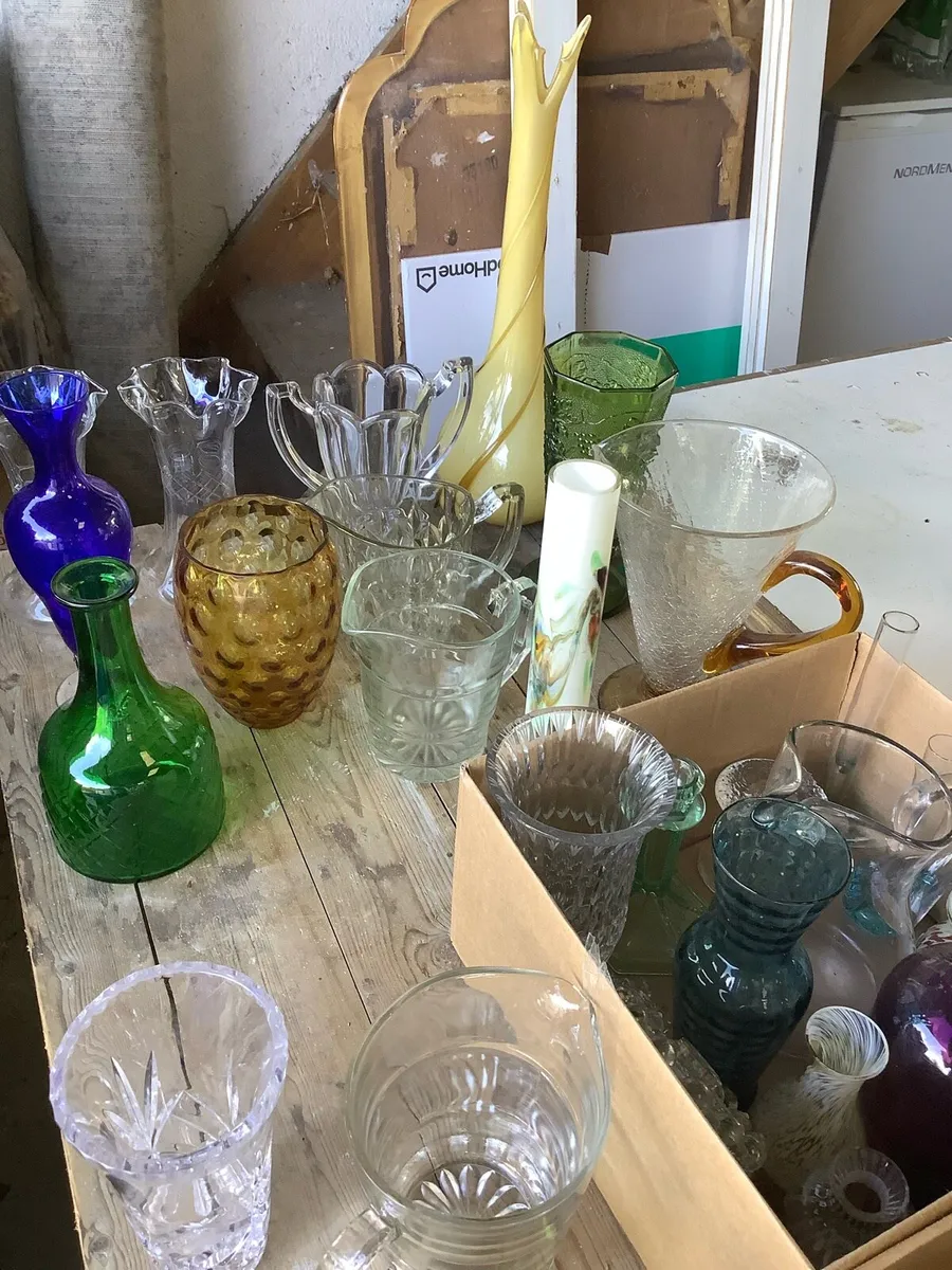 Job lot vintage glasswear - Image 1