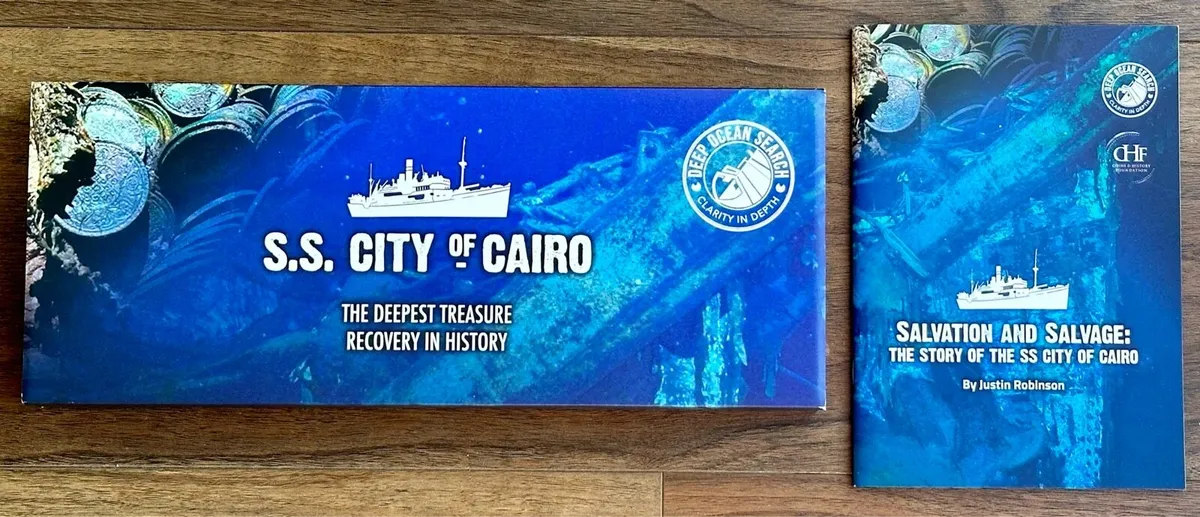 SS City of Cairo Indian Silver Rupee Coin Set - Image 2