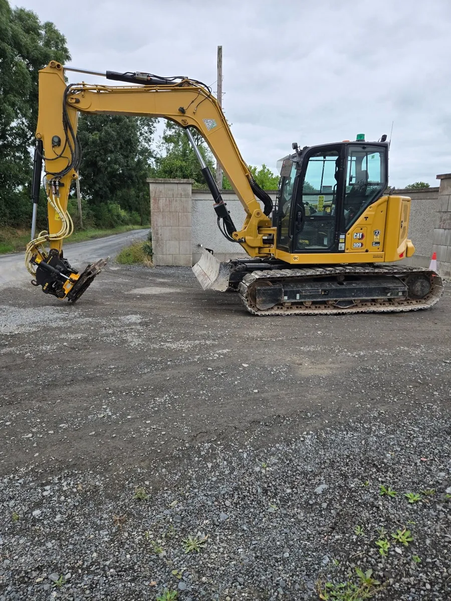 2 x CAT 309 EXCAVATORS – ENGCON HITCHES – LOW HOUR - Image 3