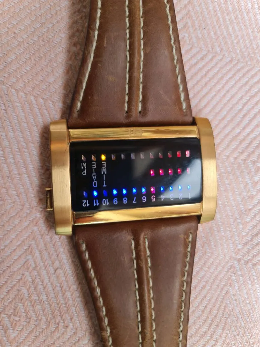 01TheOne "Ibiza Ride" Binary LED Watch - R - Image 1