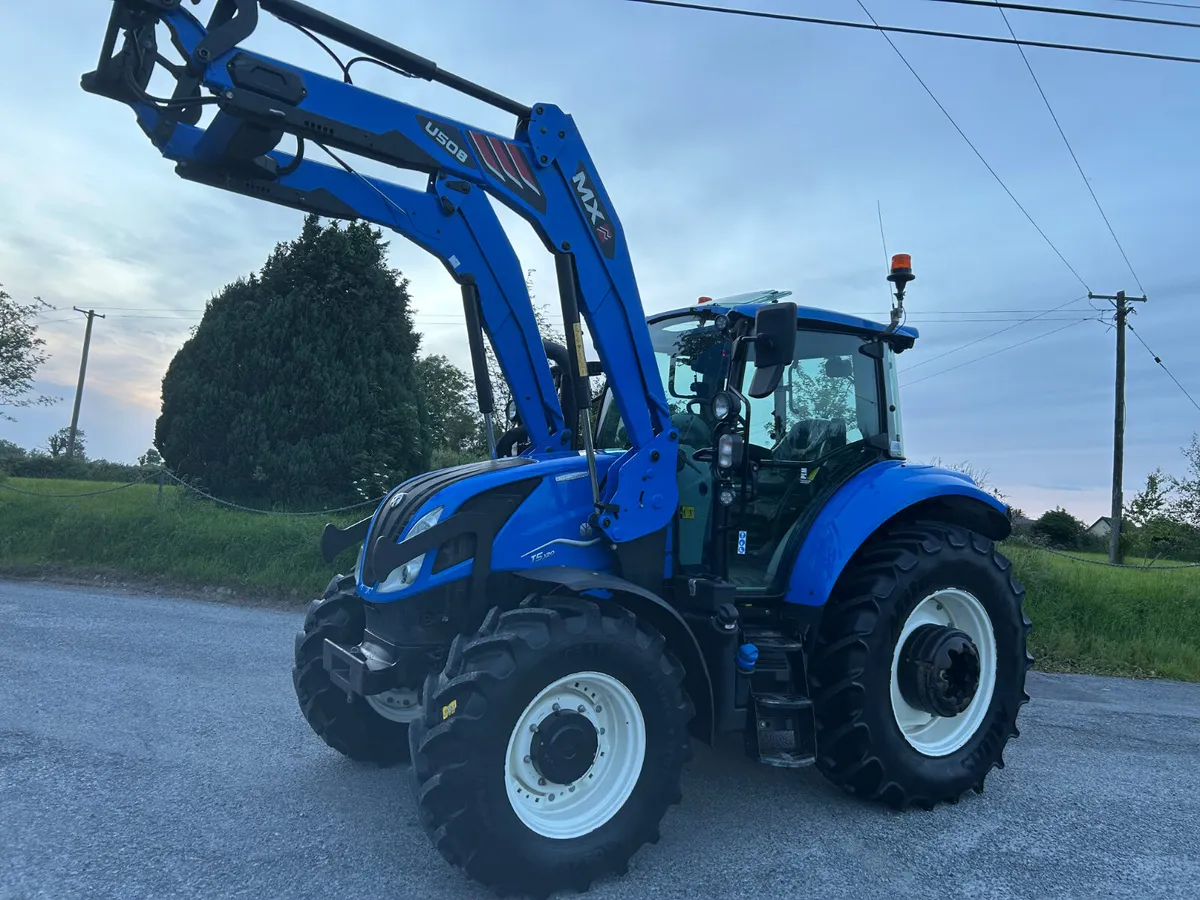 2024 New Holland T5.120 with MX Loader - Image 2