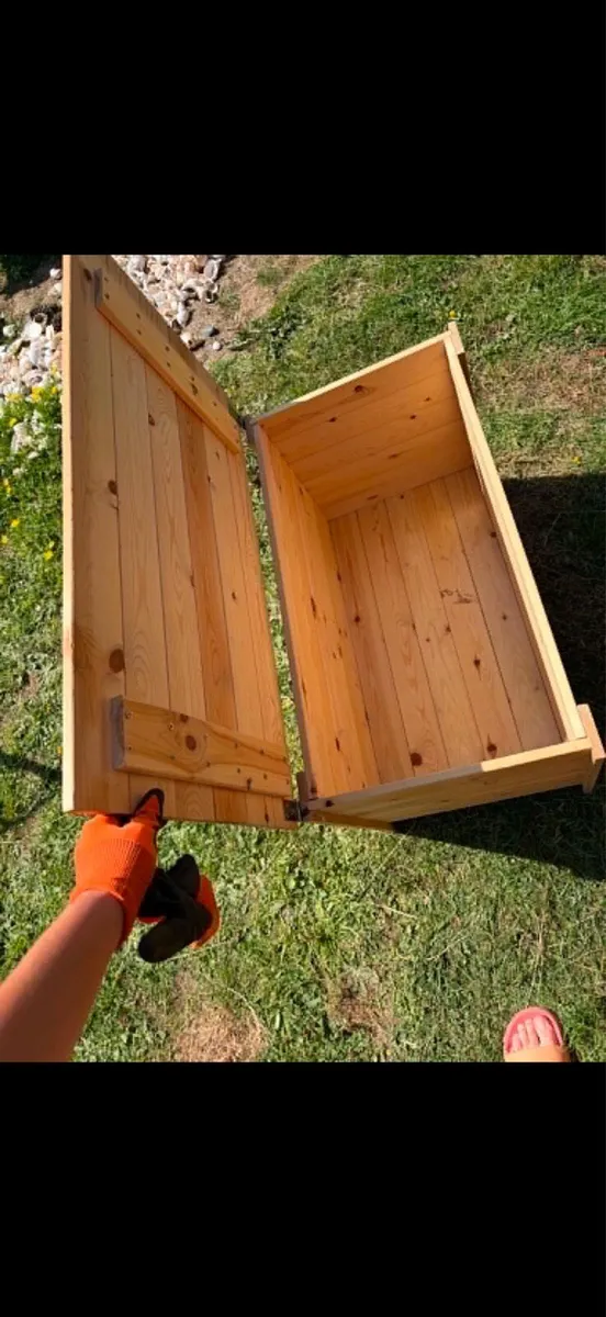 wooden blanket / toy box - Image 3