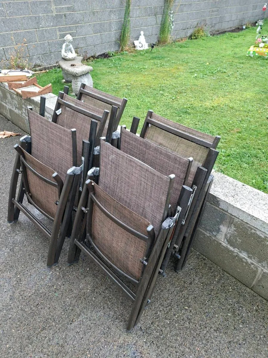 6 folding chairs - Image 4
