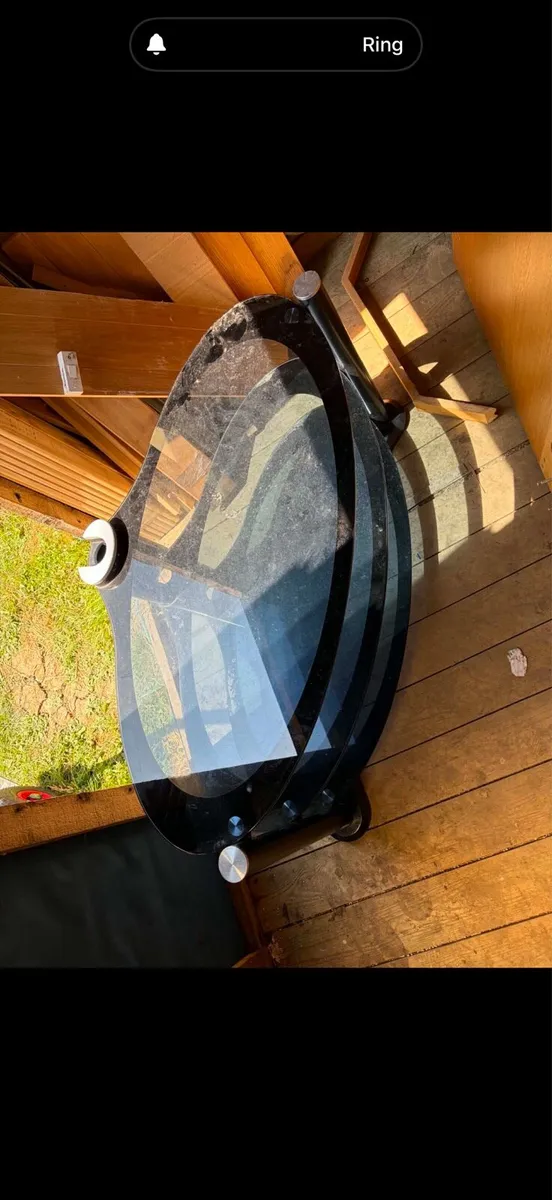 glass tv unit or coffee table - Image 2