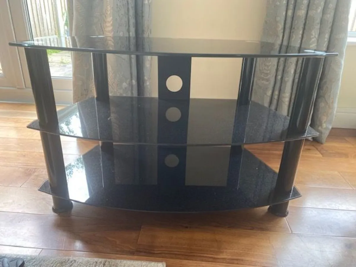 Corner TV stand Mahara glass - Image 1
