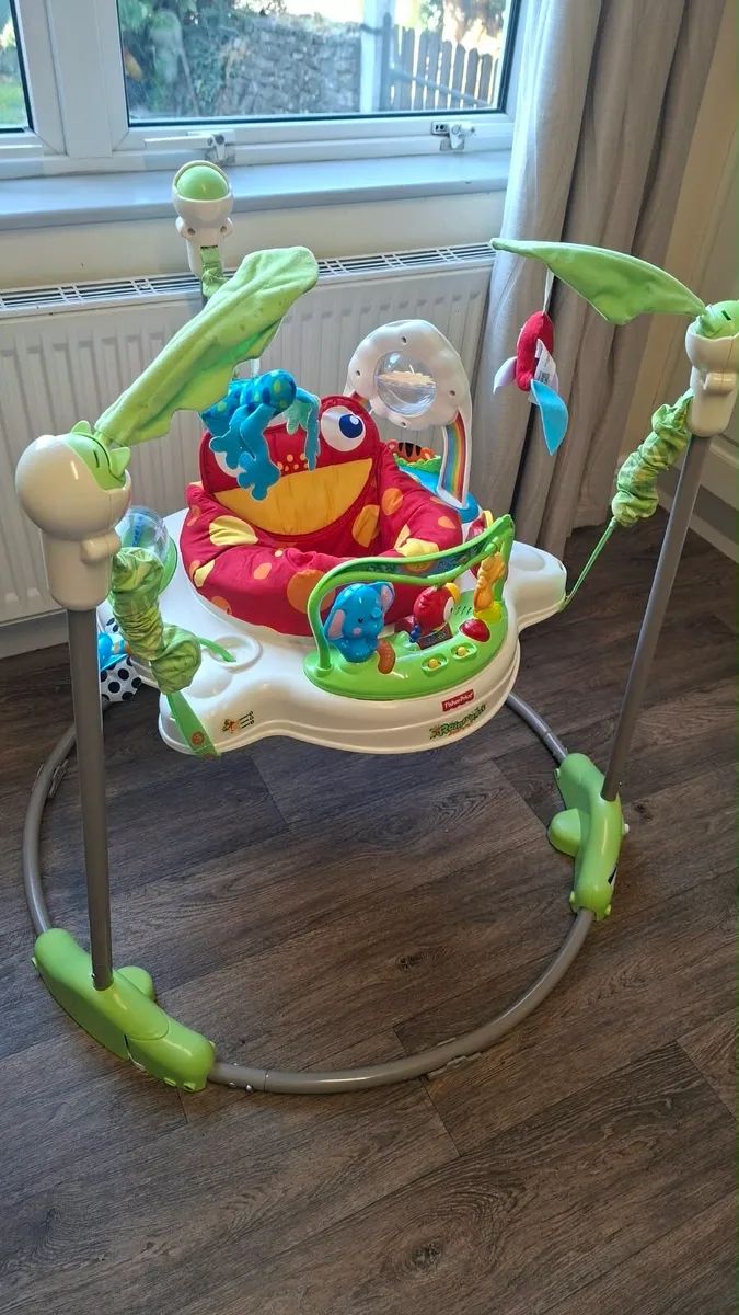 Fisher-Price Rainforest Jumperoo - Great Condition - Image 4