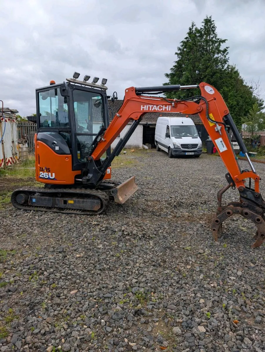2023 Hitachi 26u-6 low hours - Image 1