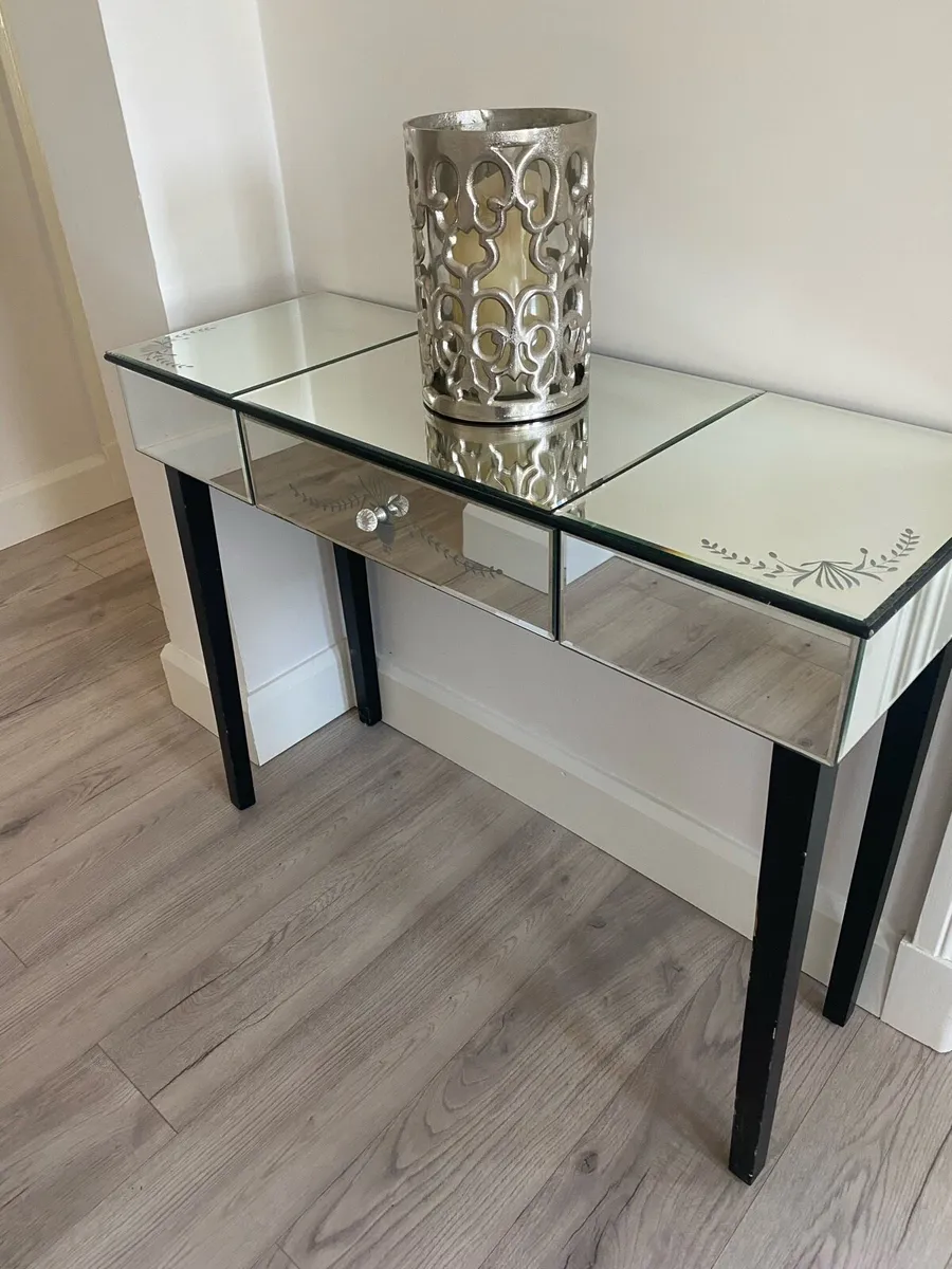 Glass Console table