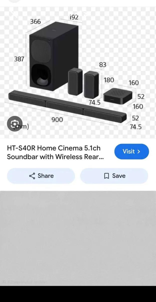 Sony Ht-S40r surround sound - Image 1