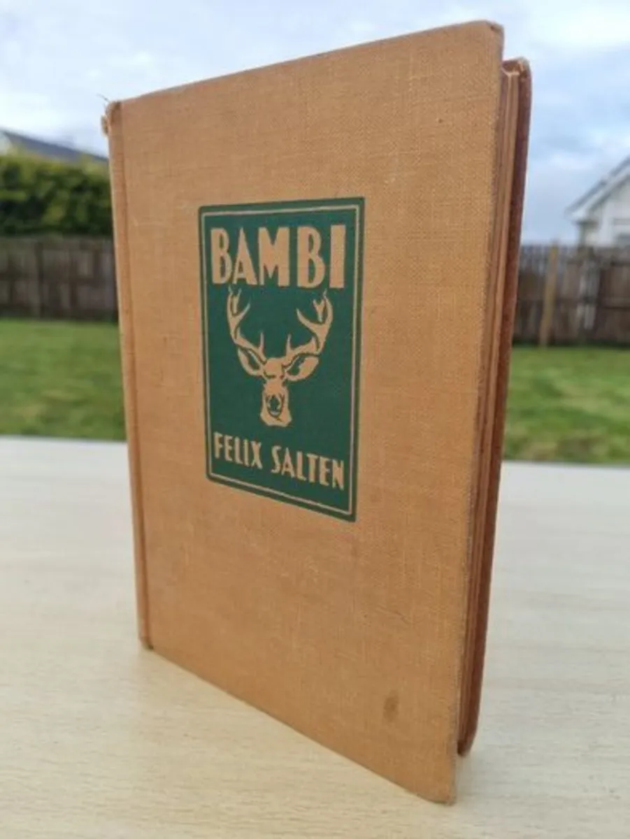 Bambi 1929 Hardcover Antique Book by Felix Salten - Image 4