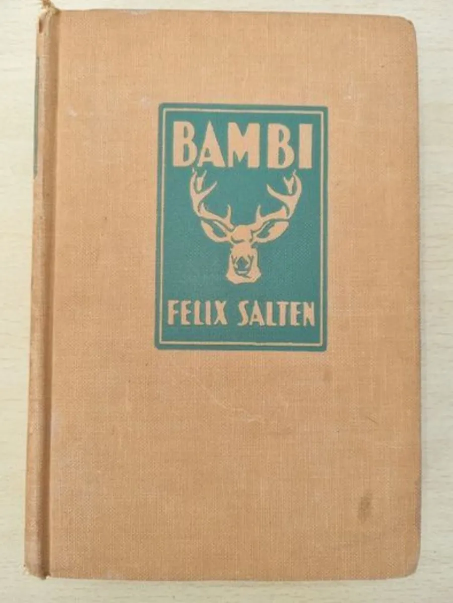 Bambi 1929 Hardcover Antique Book by Felix Salten - Image 1