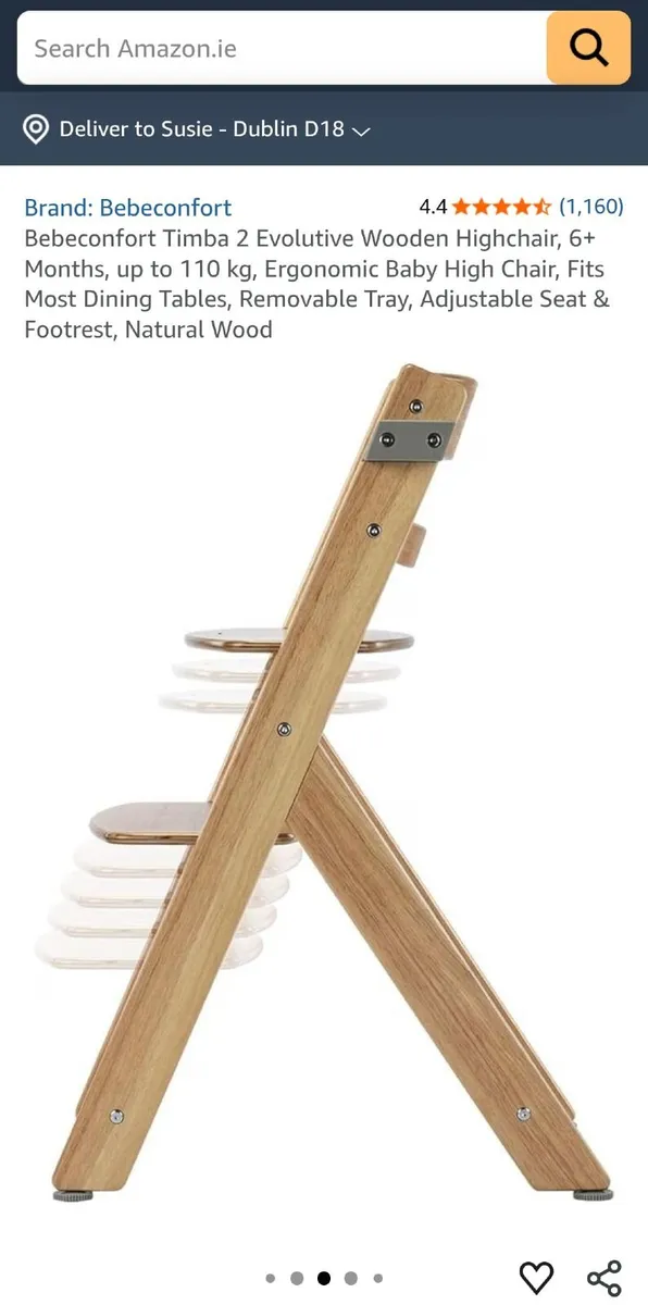 Toddler chair adjustable - Image 1