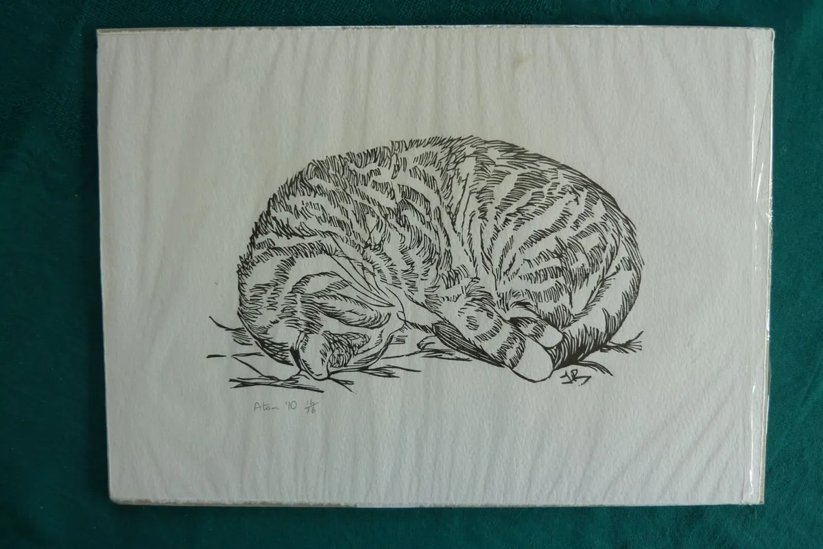 Wood block print by Jackie Raftery - Image 1