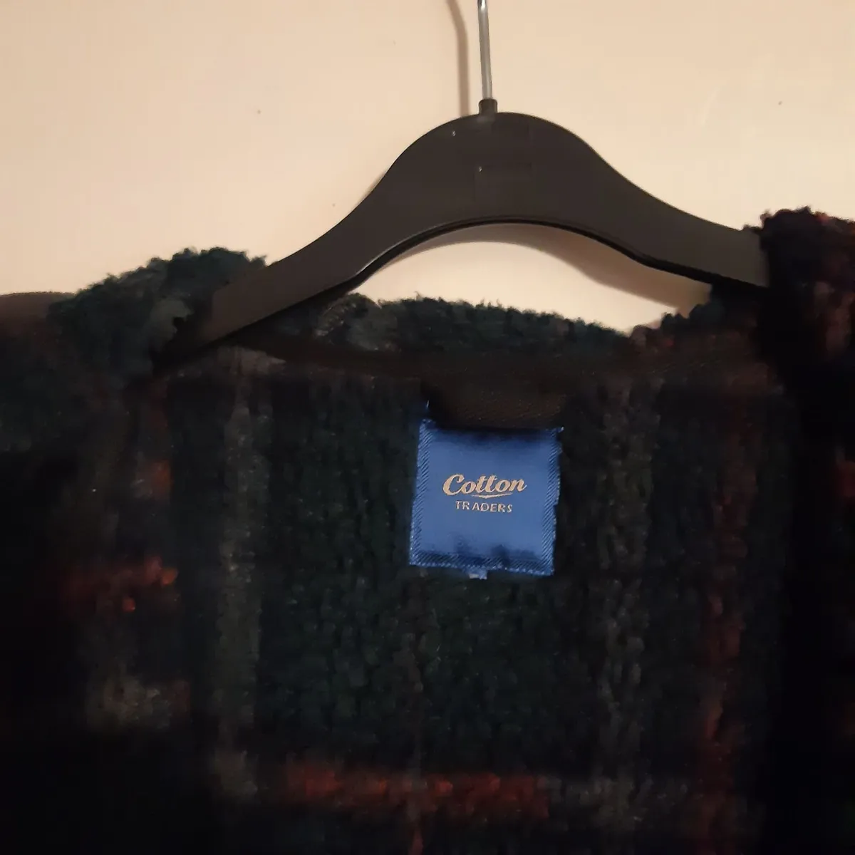 Cotton Traders Unisex Brown Fleece Jacket. - Image 4