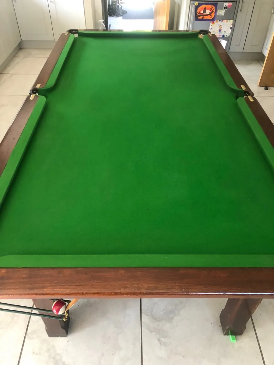 Snooker table 8 by 4 - Image 1