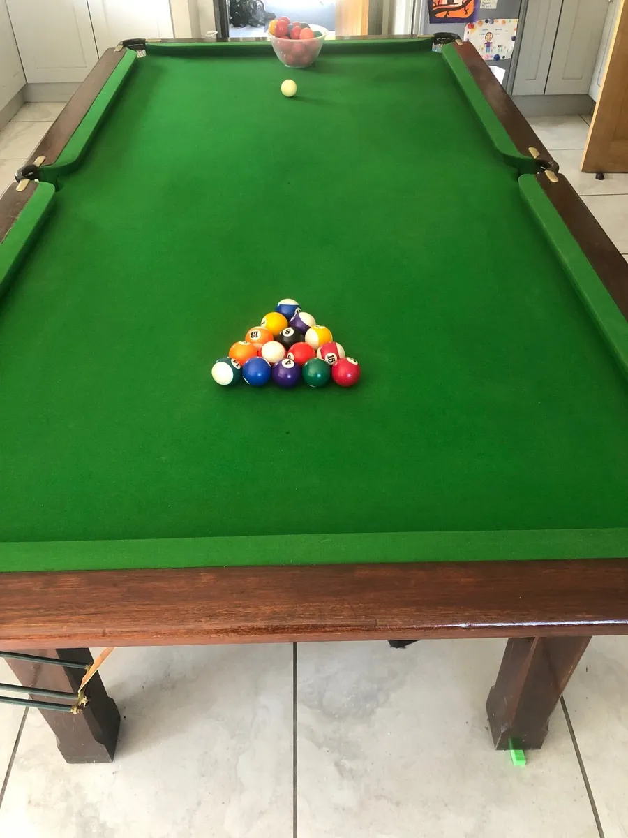 Snooker table 8 by 4 - Image 2