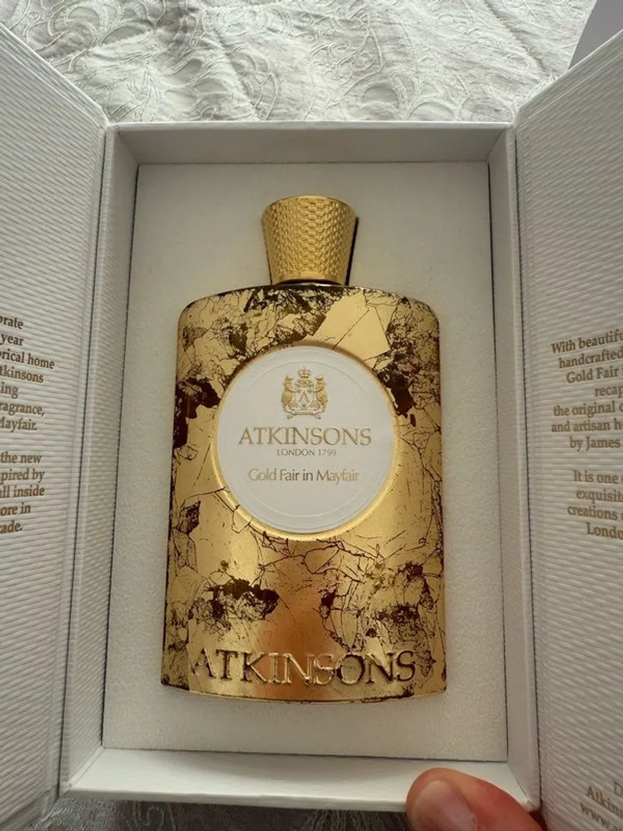 Limited Edition Atkinsons Gold Fair in Mayfair EDP 100 ml- unused - Image 1