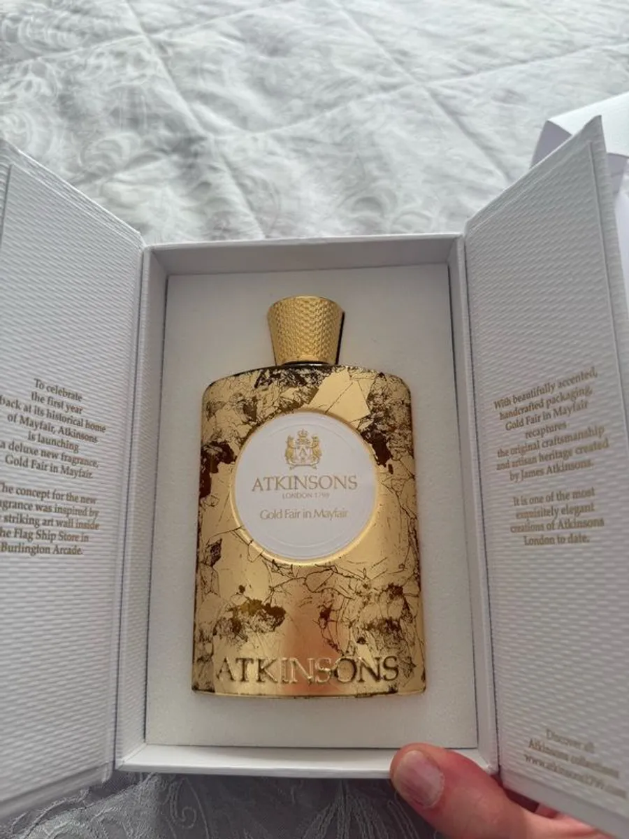 Limited Edition Atkinsons Gold Fair in Mayfair EDP 100 ml- unused - Image 4