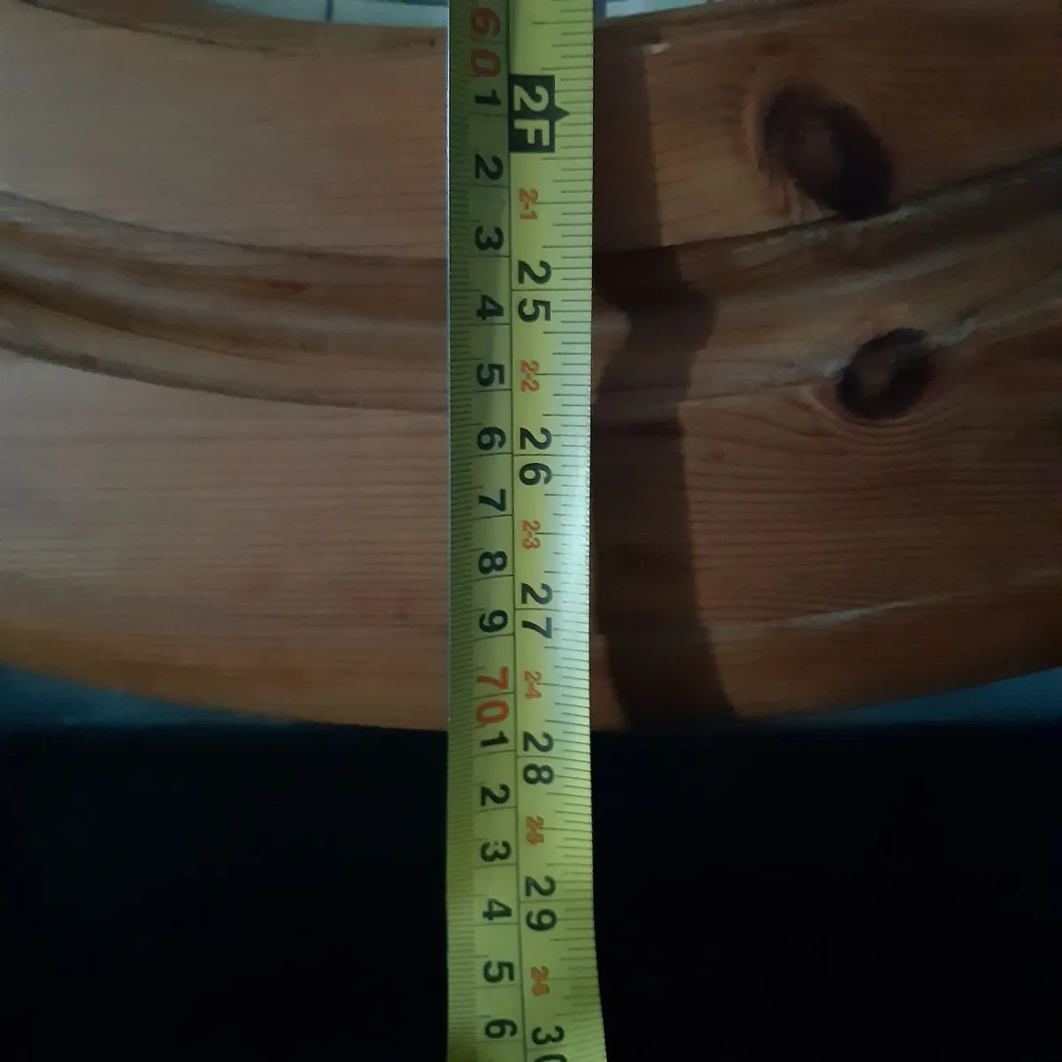 Large Solid Pine Wall Clock. - Image 3