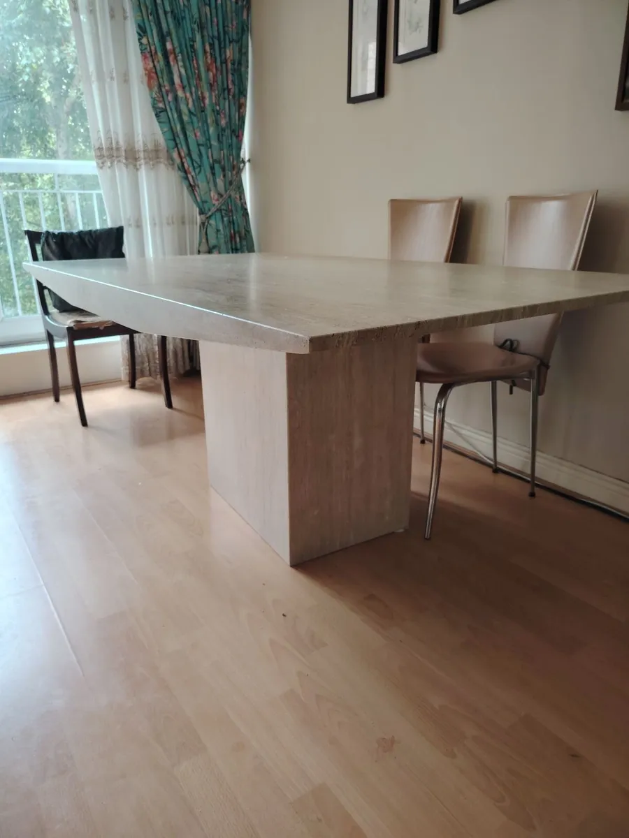 Travertine Dining Room set 2004 - Image 1