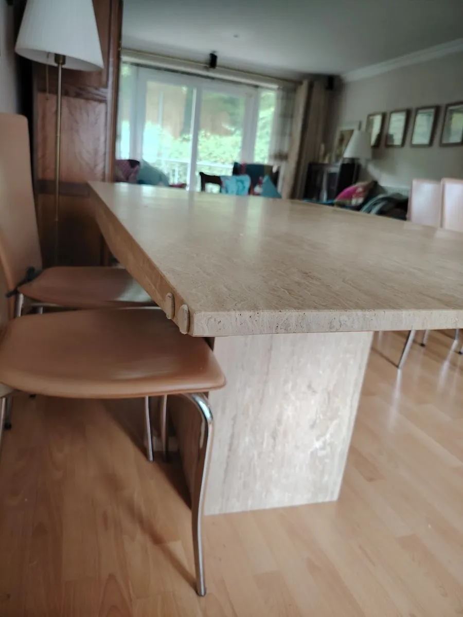 Travertine Dining Room set 2004 - Image 3