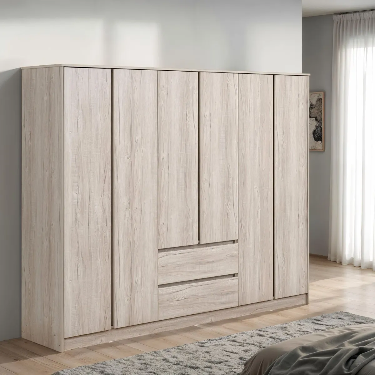 6 DOOR WARDROBES - Image 1