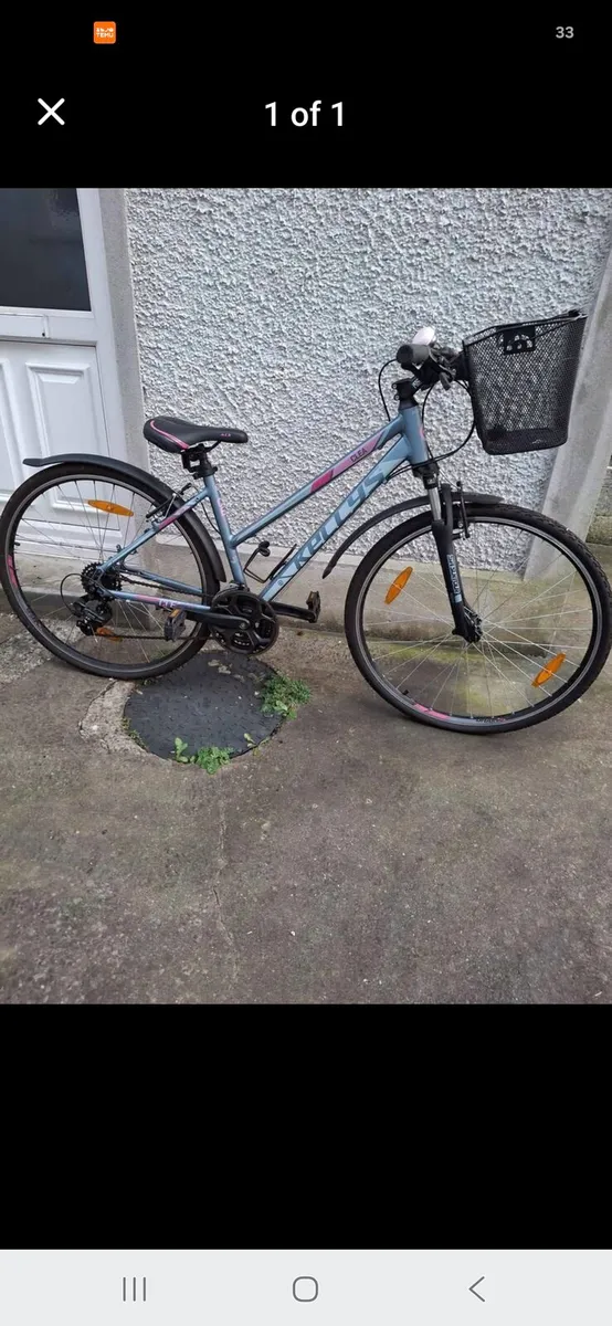 Kellys mountain bike with basket