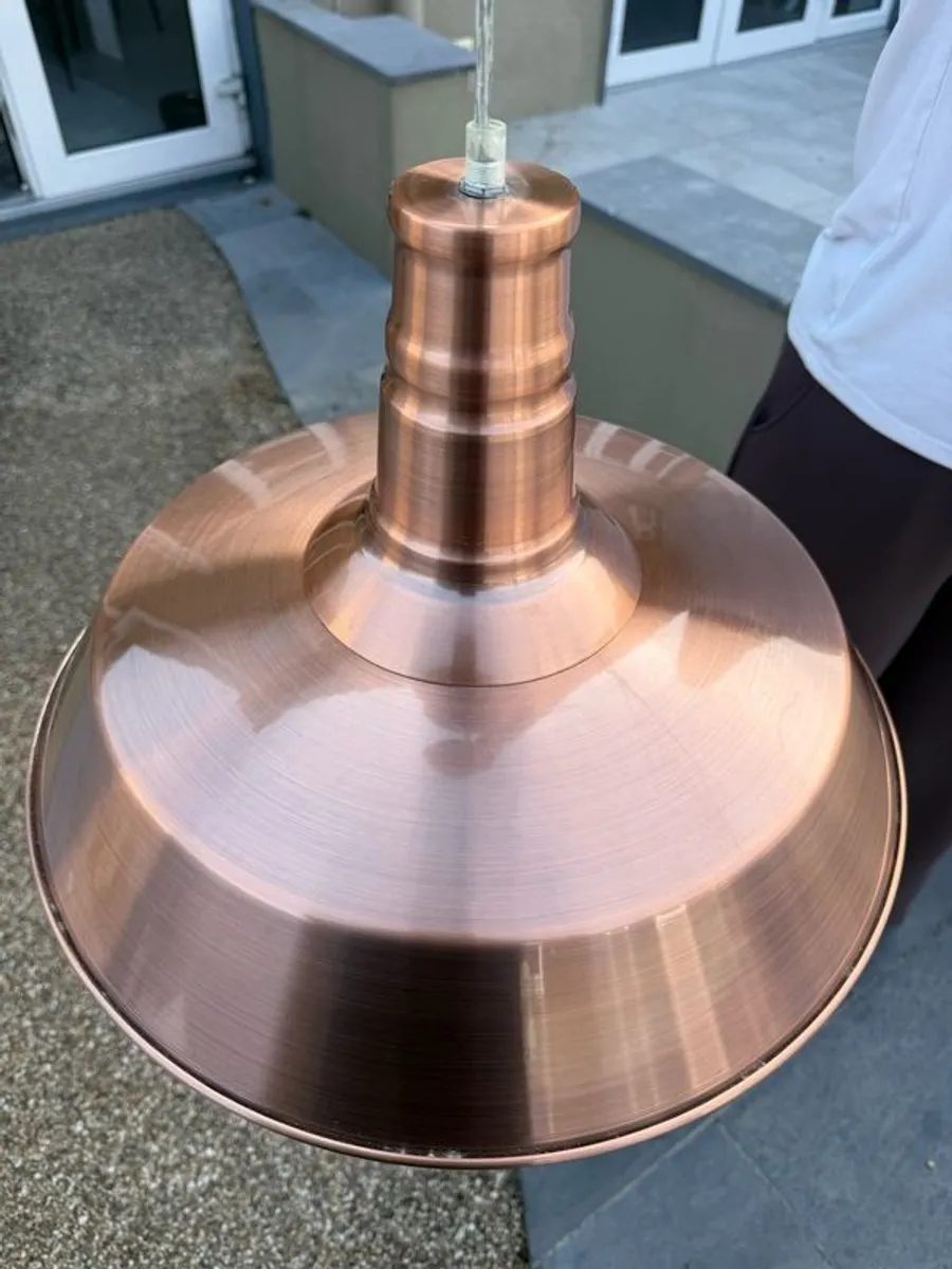 Copper ceiling light - Image 1