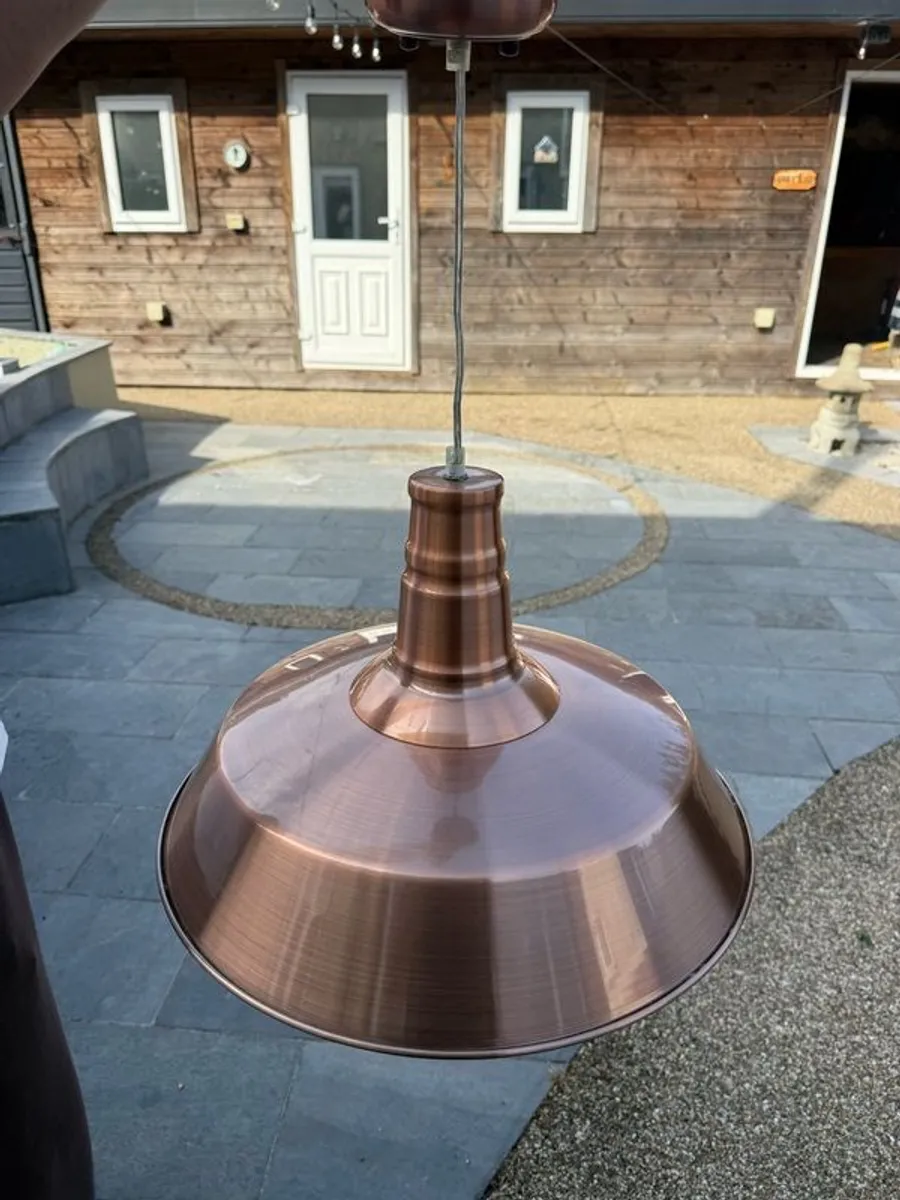Copper ceiling light - Image 2