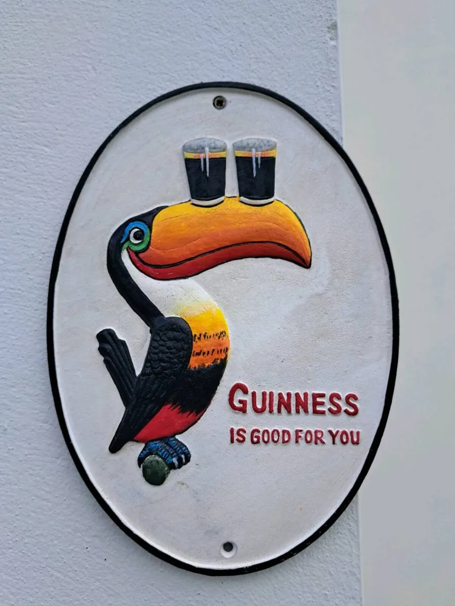 Guinness cast iron sign