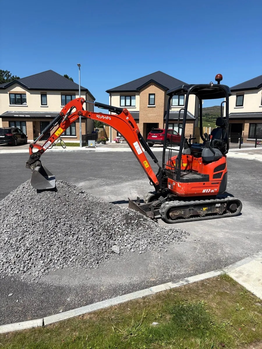 Mini Digger Hire and Concrete Slabs - Image 1