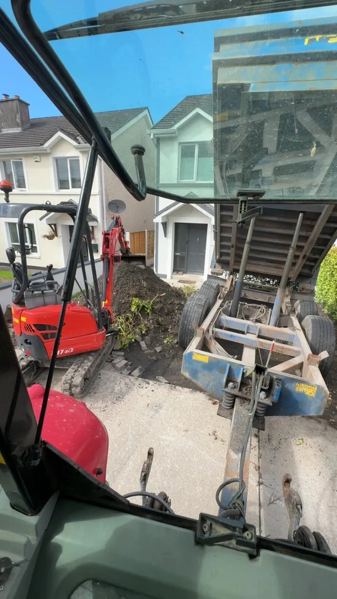 Mini Digger Hire and Concrete Slabs - Image 2