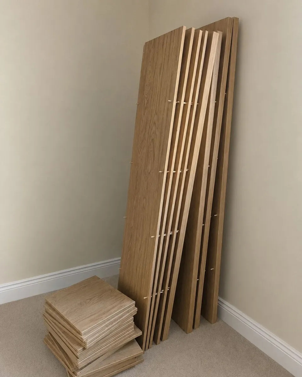 Large Ikea 5x5 Kallax shelving unit - Image 3