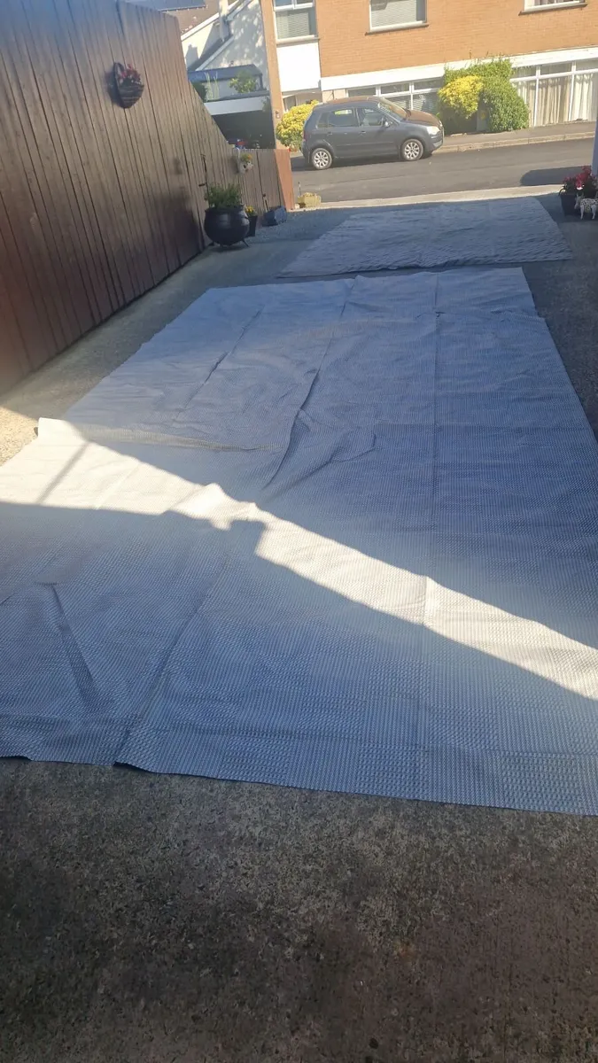 Camping caravan awning floor matting - Image 1