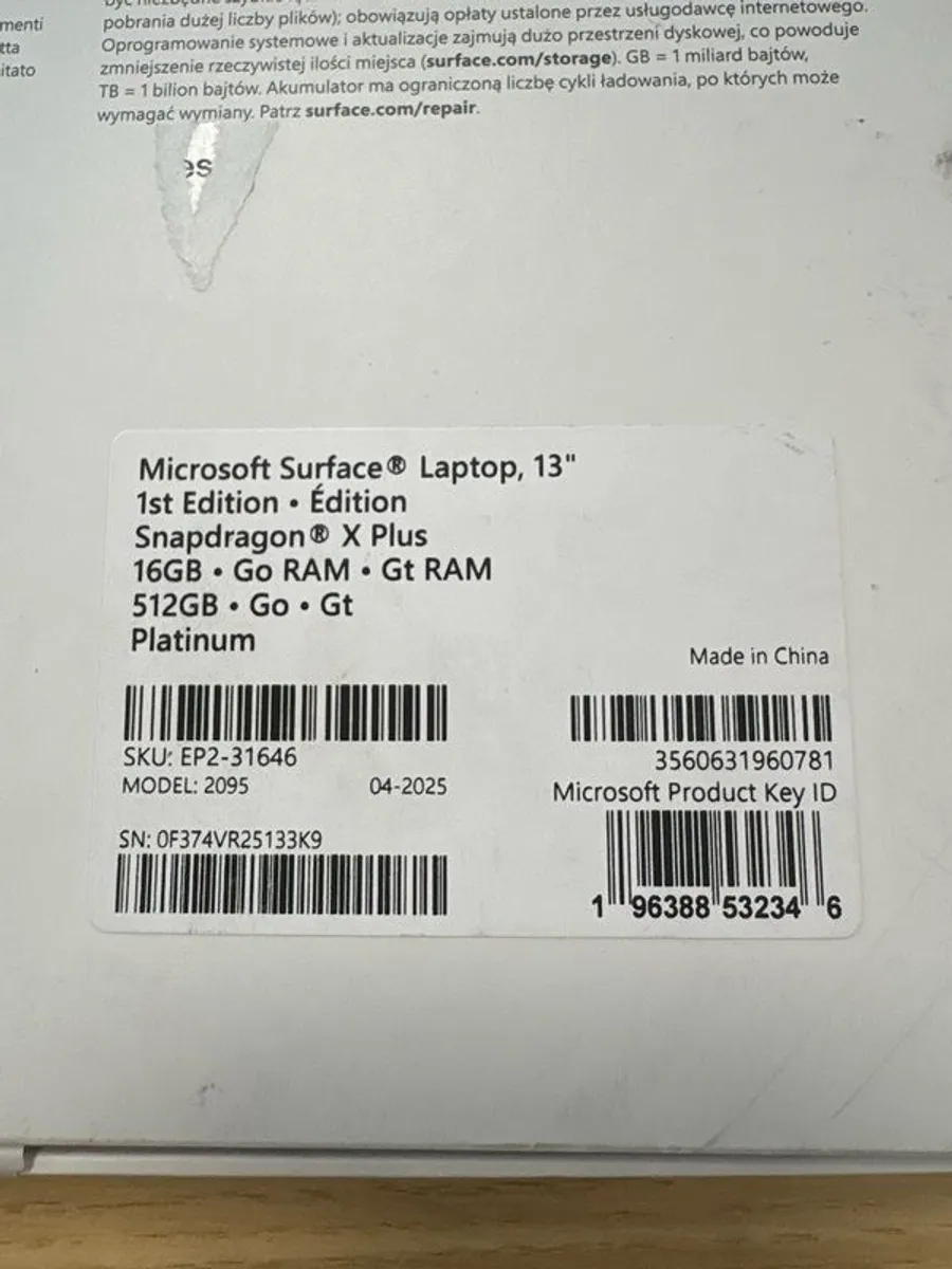 Microsoft Surface laptop - Image 2
